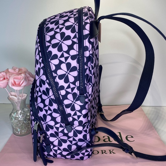 💜Kate Spade💜Large Karissa Backpack Geo Clover - Picture 4 of 8